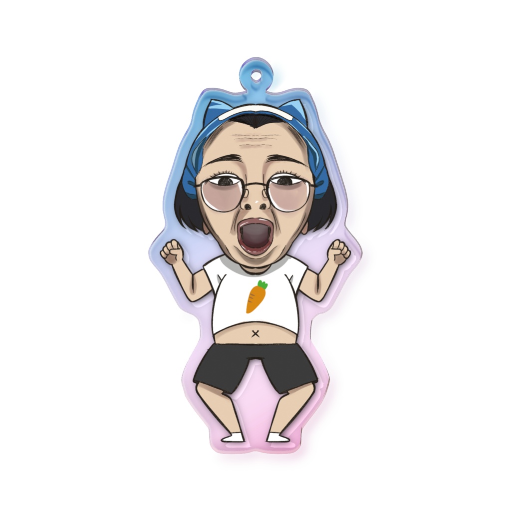 きもかわみそちる アクリルキーホルダー