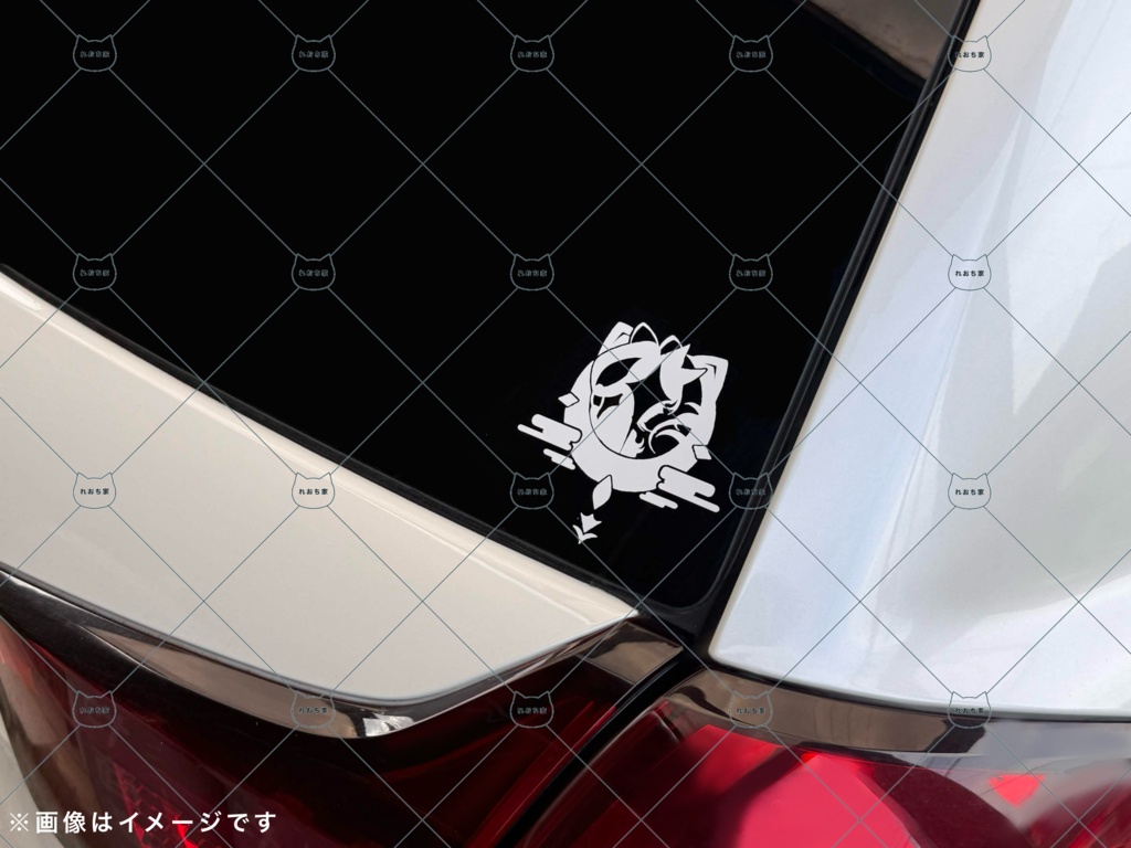 影月レオ　ロゴステッカー