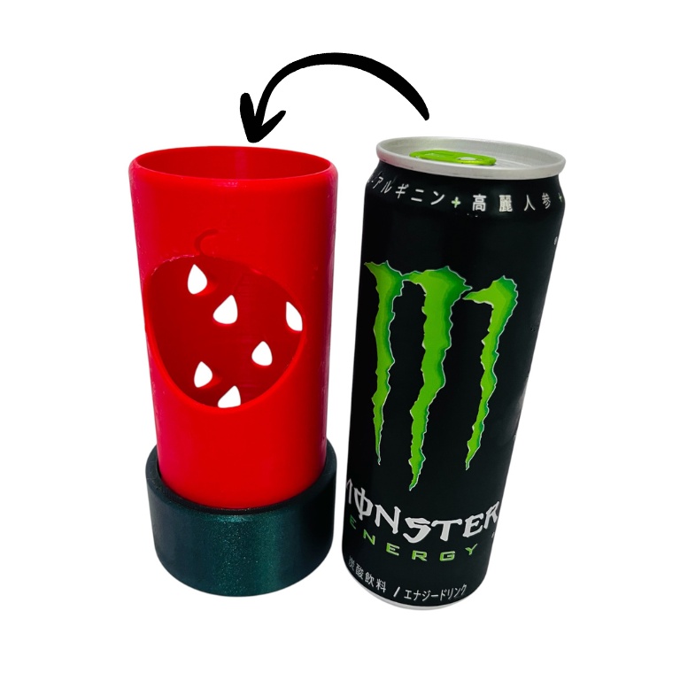 【stlデータ】スイカみたいな缶ケース