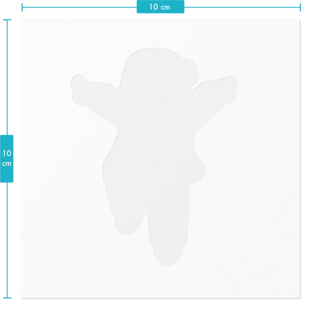荒ぶる鷹のポーズをするステッカー