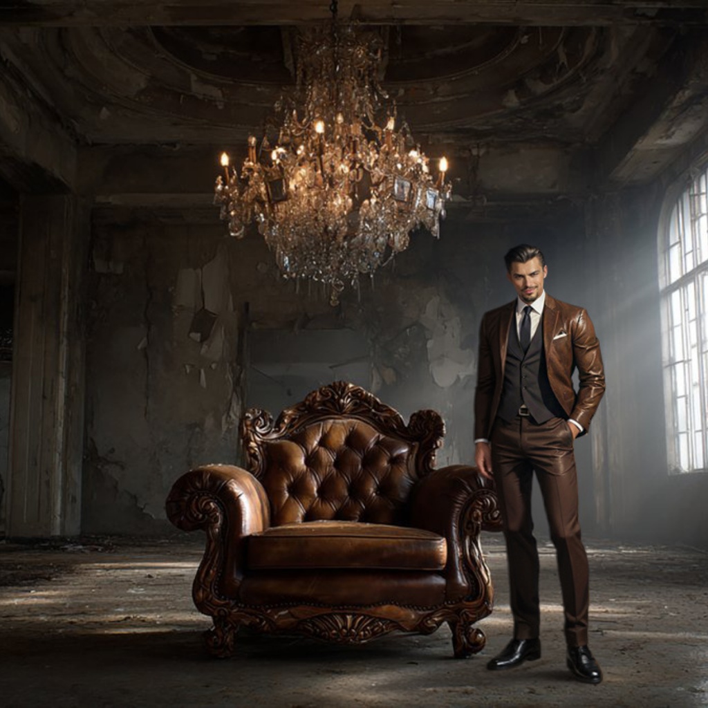 【TRPG立ち絵】キザな伊達男 / マフィア幹部・私立探偵【油絵風・差分8種・アイコン付】