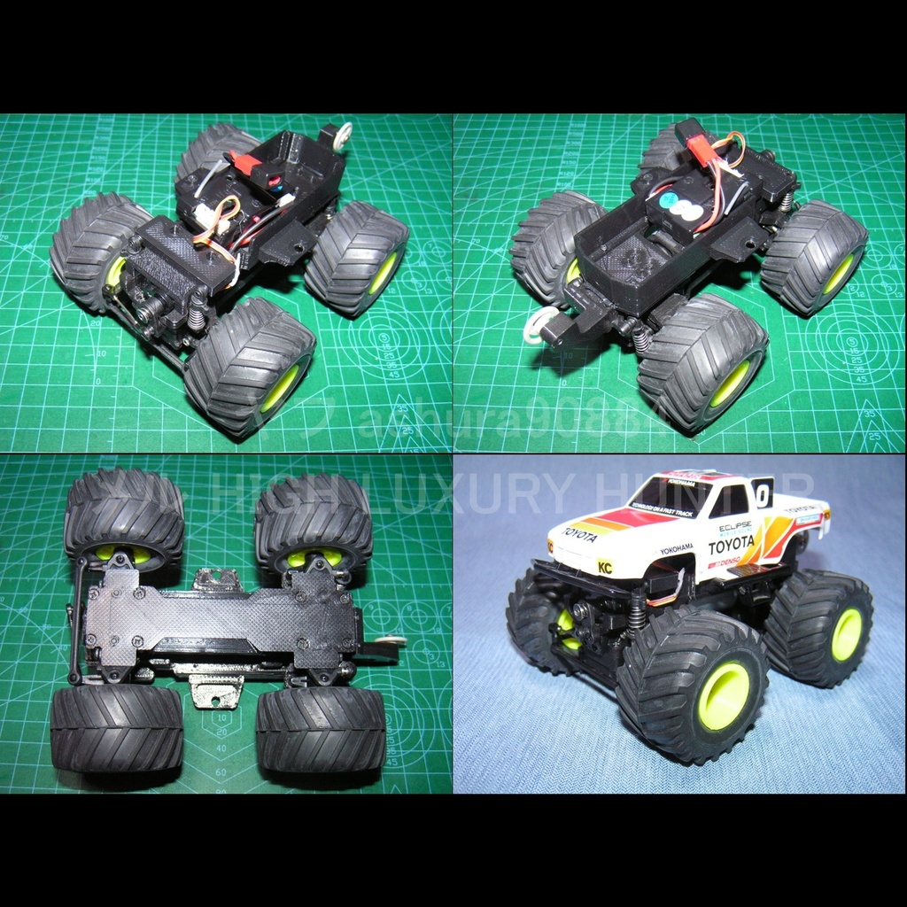 STLファイル『ワイルドミニ四駆 ラジコン用部品』wltoys K989