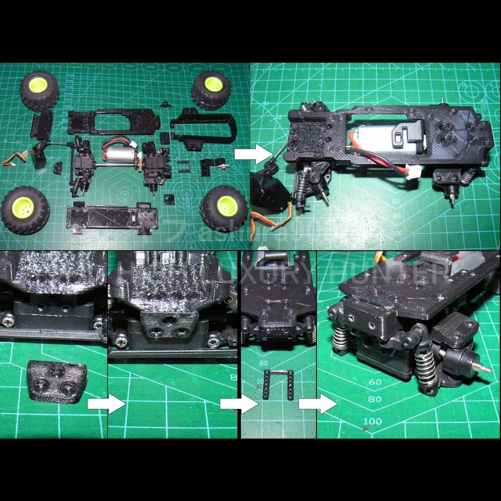 STLファイル『ワイルドミニ四駆 ラジコン用部品』wltoys K989