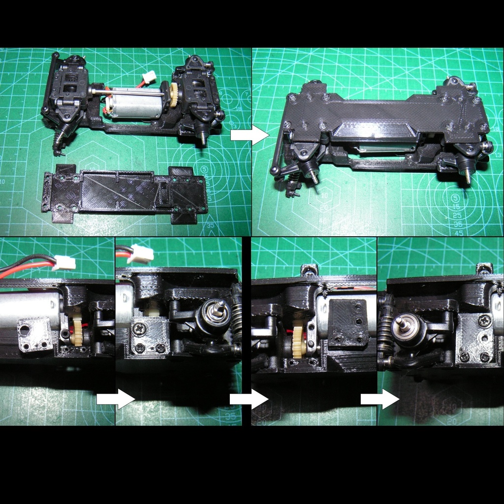 STLファイル『ワイルドミニ四駆 ブルヘッド ラジコン用部品』wltoys K989