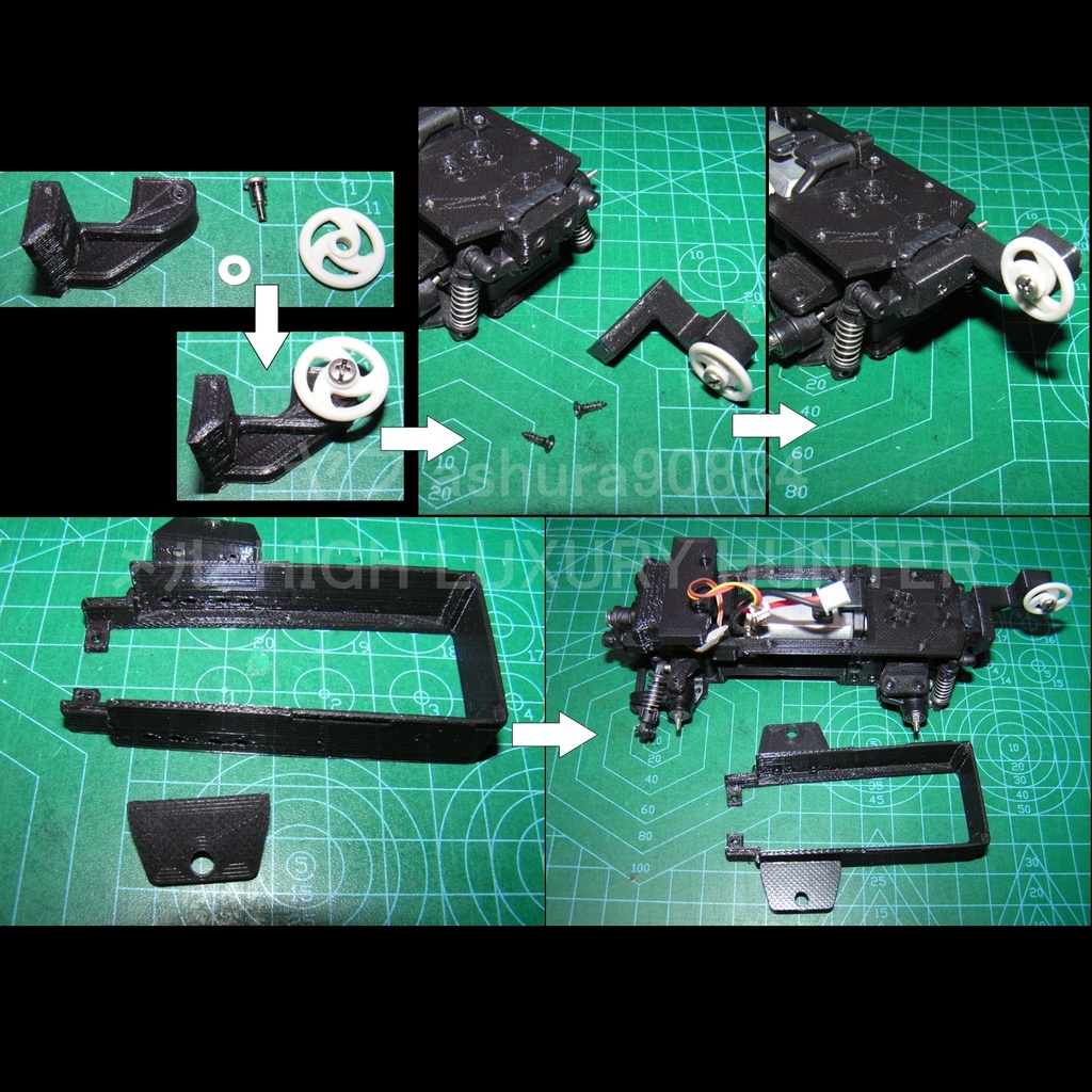 STLファイル『ワイルドミニ四駆 ブルヘッド ラジコン用部品』wltoys K989