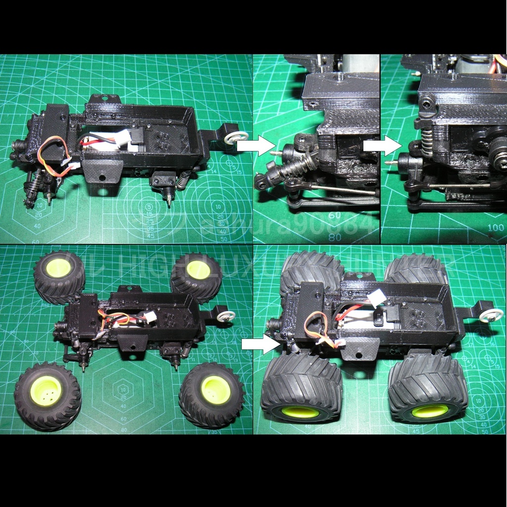 STLファイル『ワイルドミニ四駆 ブルヘッド ラジコン用部品』wltoys K989