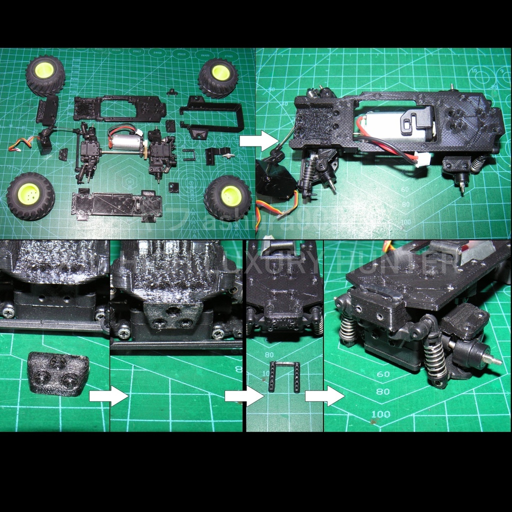 STLファイル『ワイルドミニ四駆 ブルヘッド ラジコン用部品』wltoys K989