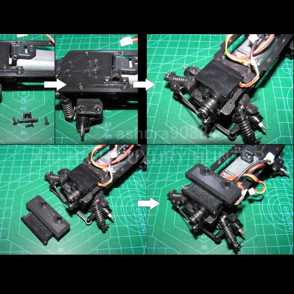 STLファイル『ワイルドミニ四駆 ブルヘッド ラジコン用部品』wltoys K989