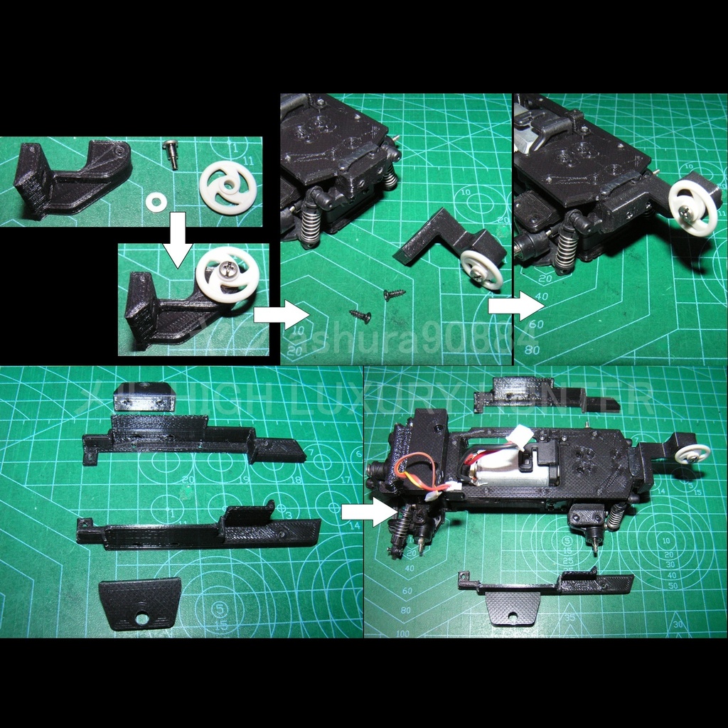 STLファイル『ワイルドミニ四駆 マンモスダンプ ラジコン用部品』wltoys K989