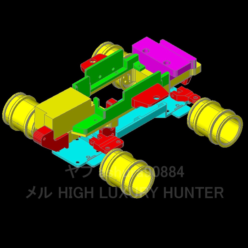 STLファイル『ワイルドミニ四駆 マンモスダンプ ラジコン用部品』wltoys K989