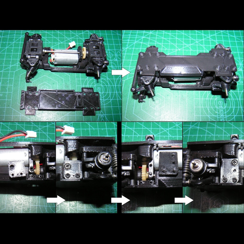 STLファイル『ワイルドミニ四駆 マンモスダンプ ラジコン用部品』wltoys K989