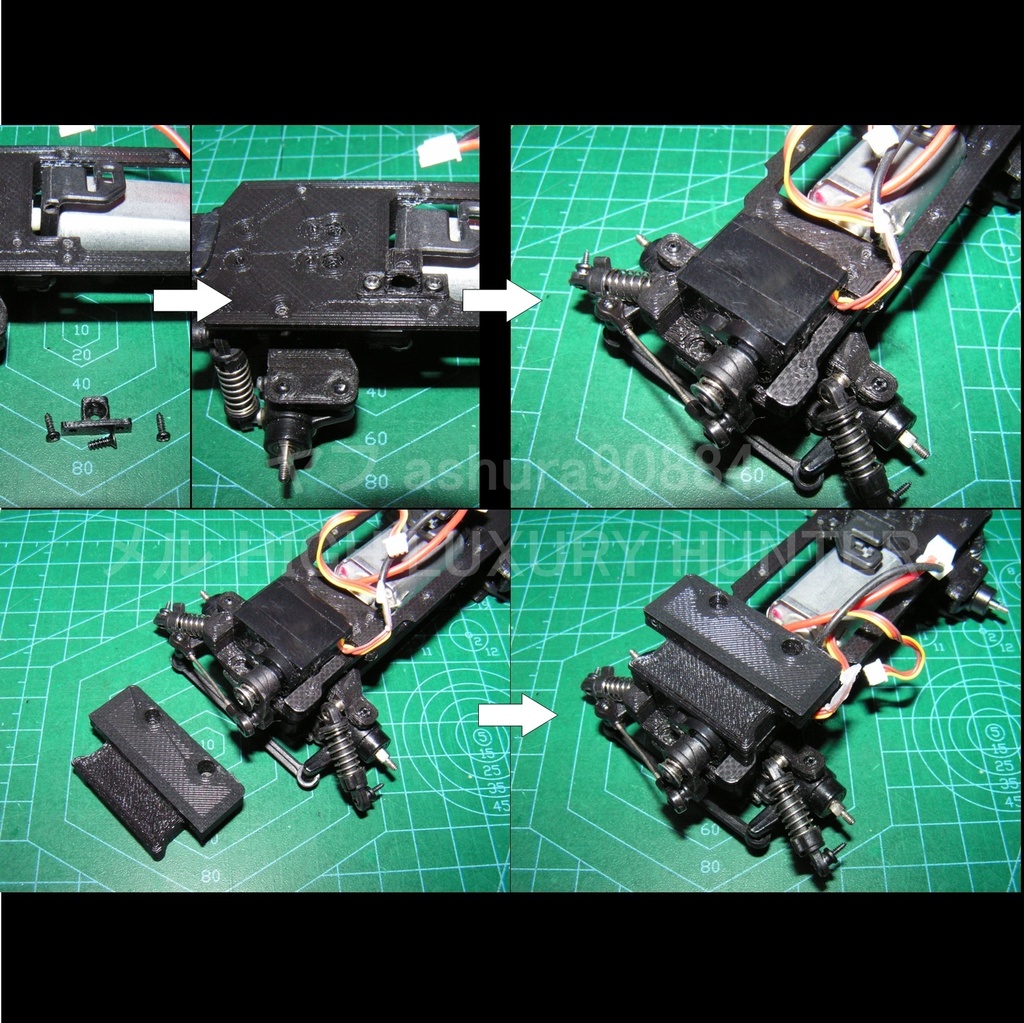 STLファイル『ワイルドミニ四駆 マンモスダンプ ラジコン用部品』wltoys K989