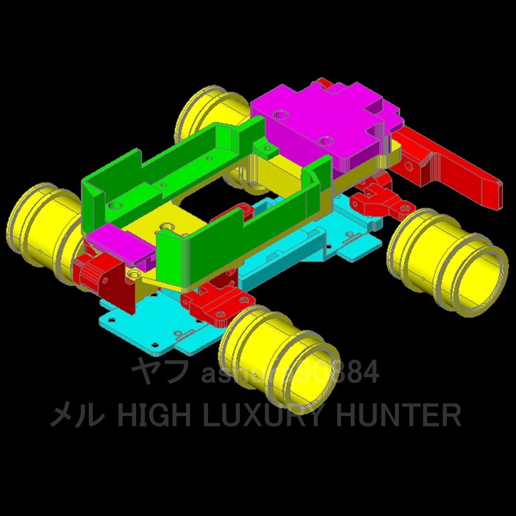 STLファイル『ミニ四駆 ワイルドウイリスJr ラジコン用部品』wltoys K989