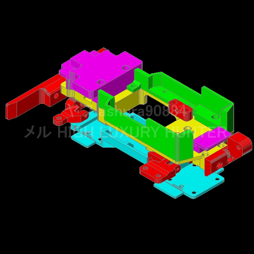 STLファイル『ミニ四駆 ワイルドウイリスJr ラジコン用部品』wltoys K989