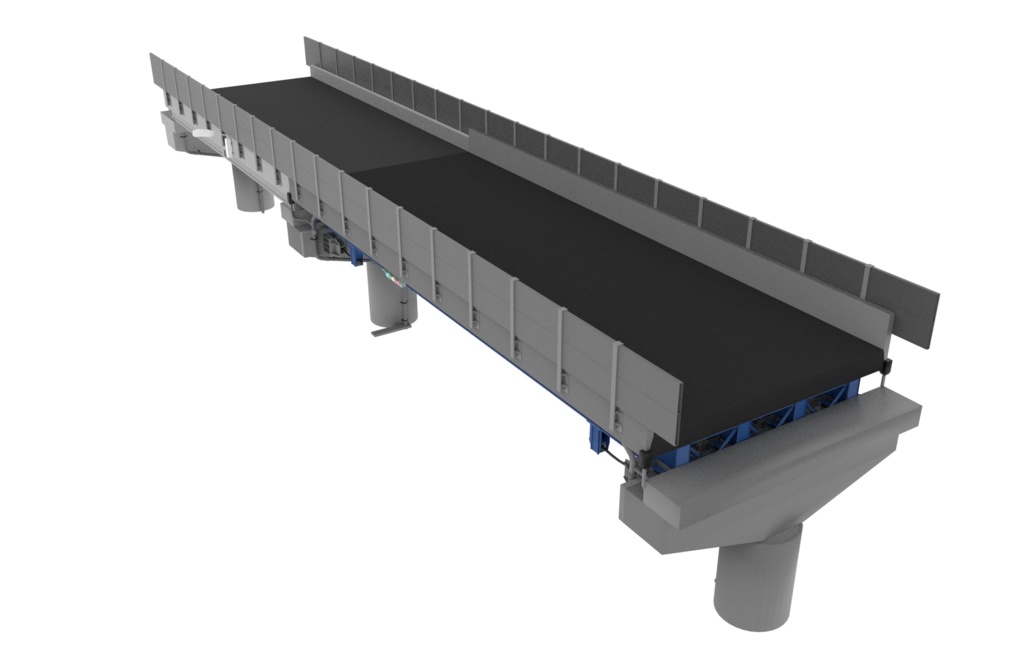 高架道路の3Dモデル(FBXデータ)