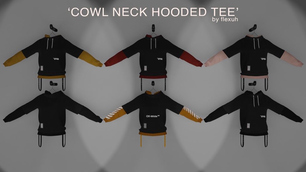 Cowl Neck Hooded Tee