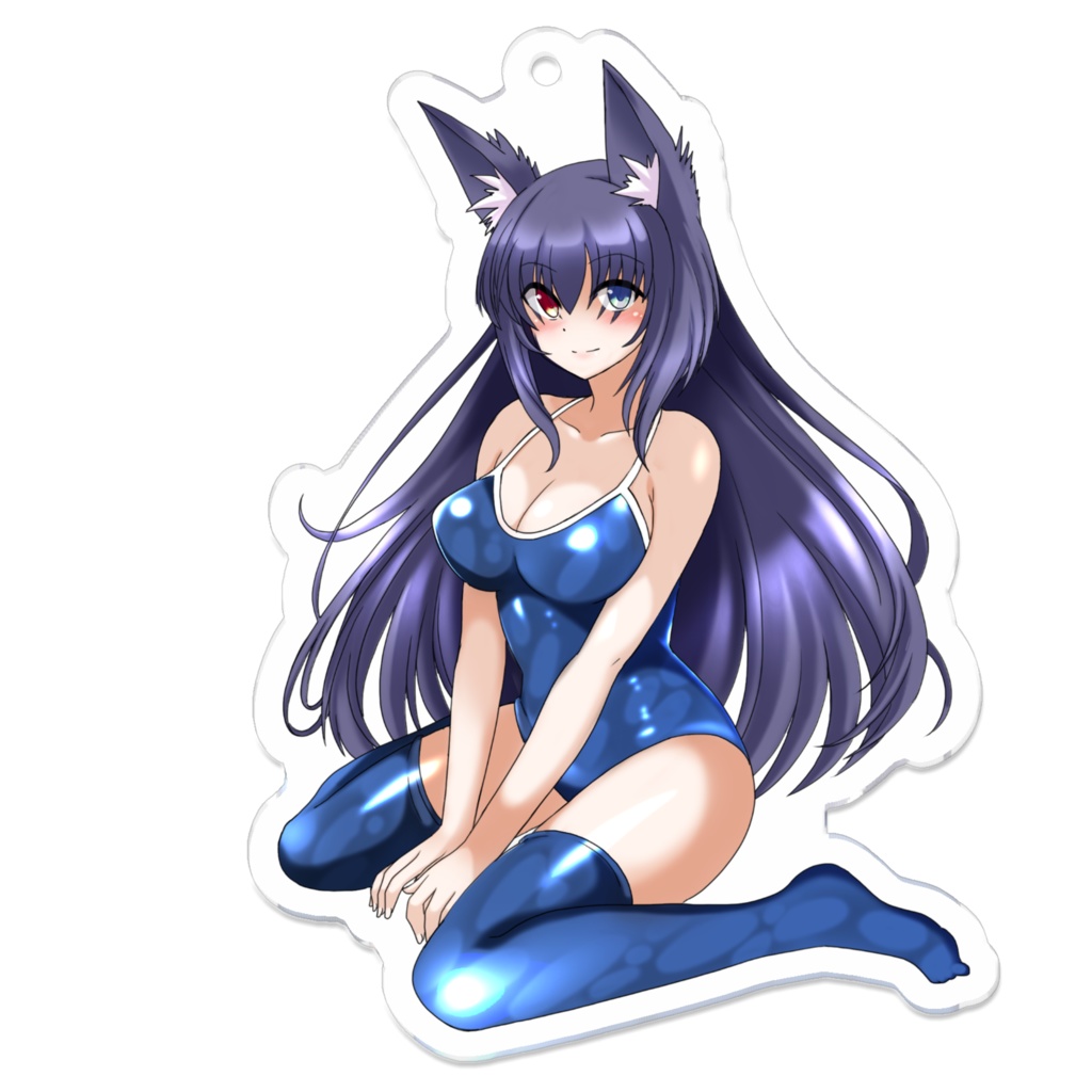 亜莉子(スク水ver)キーホルダー