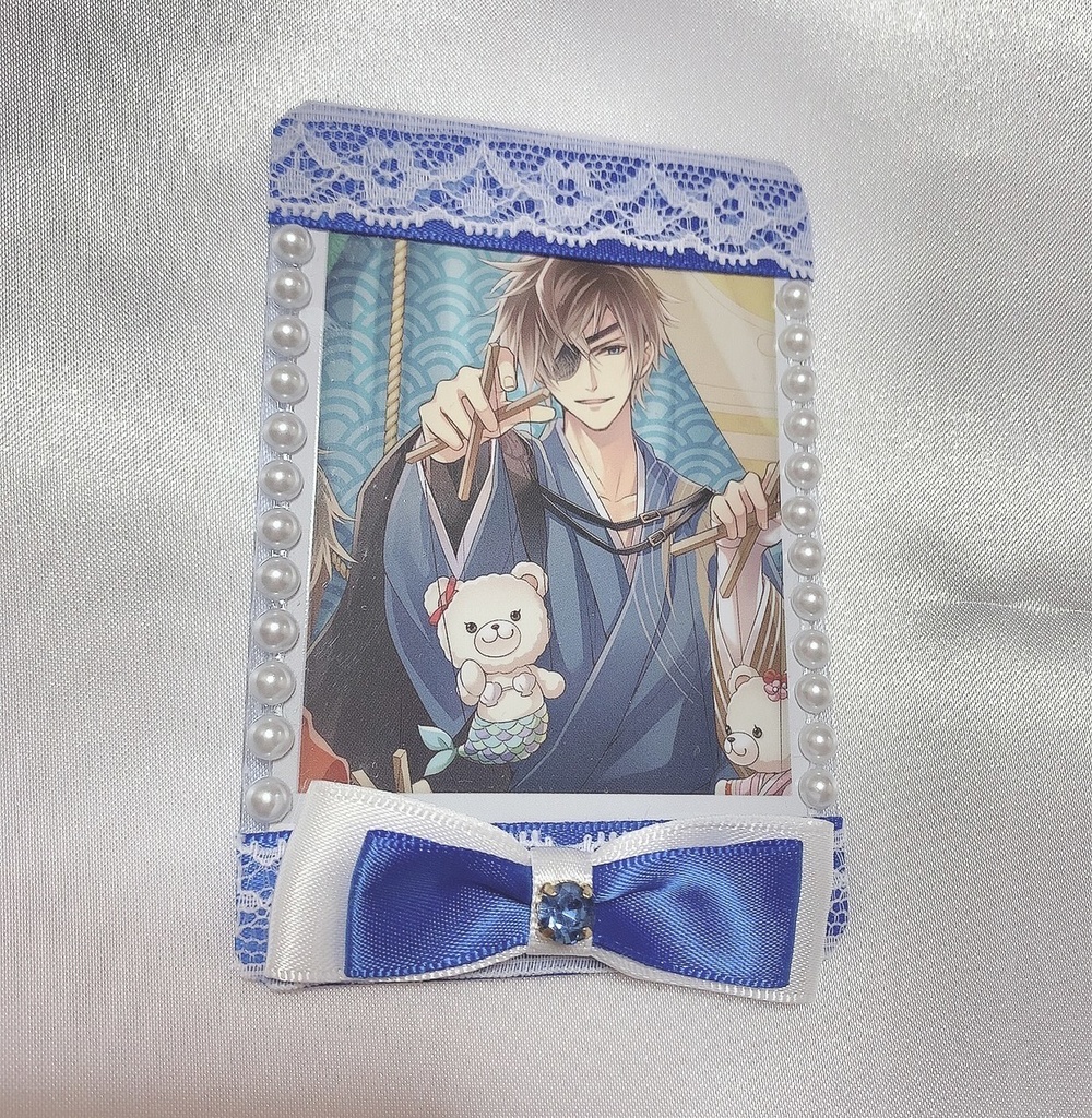 硬貨ケースデコ BLUE