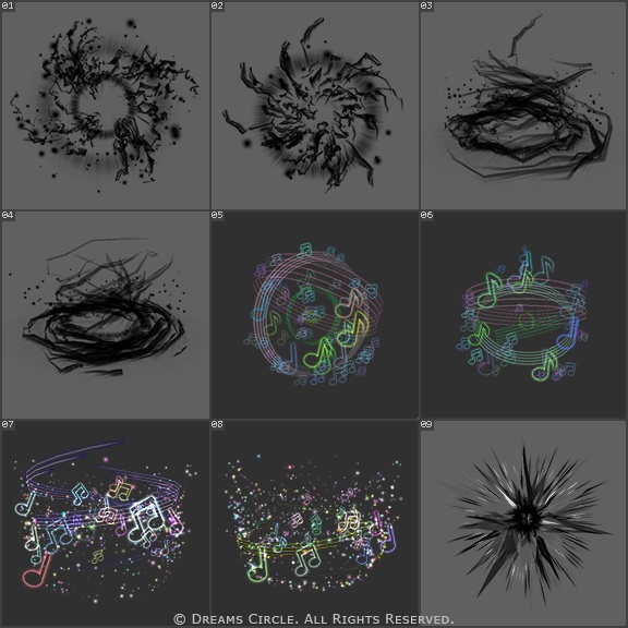 アニメーション素材集4:ノクターン