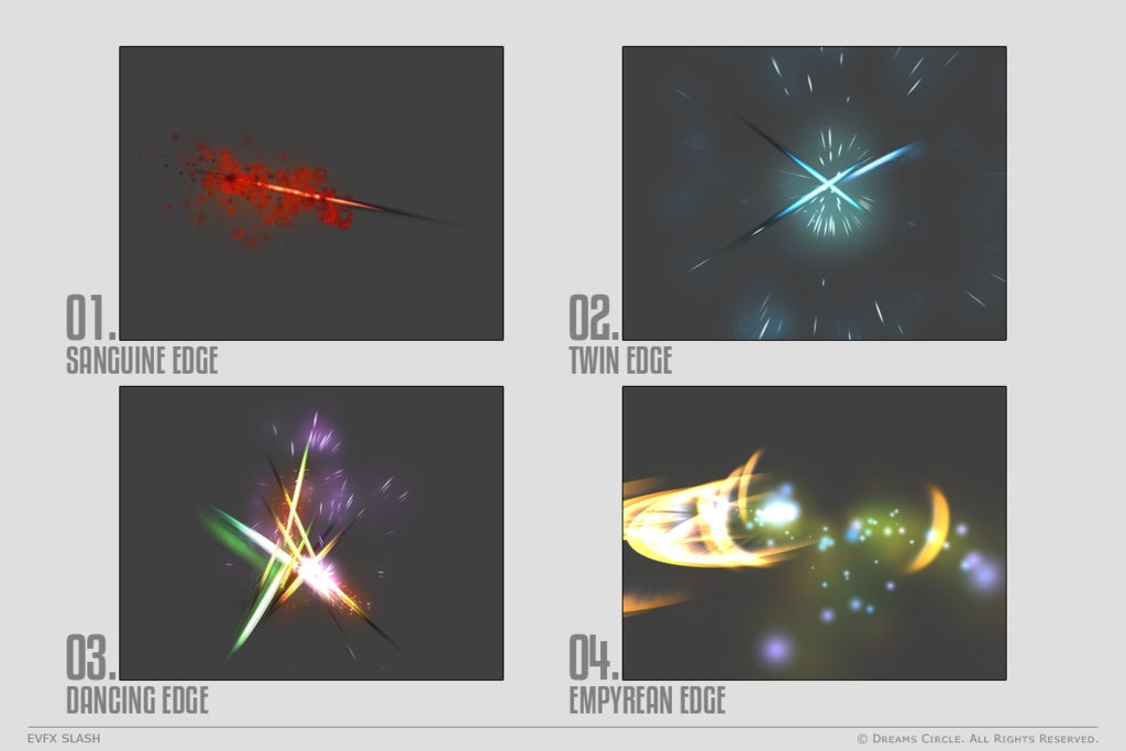 エフェクト素材集:EVFX斬撃