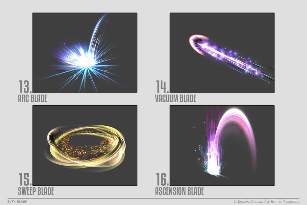 エフェクト素材集:EVFX斬撃