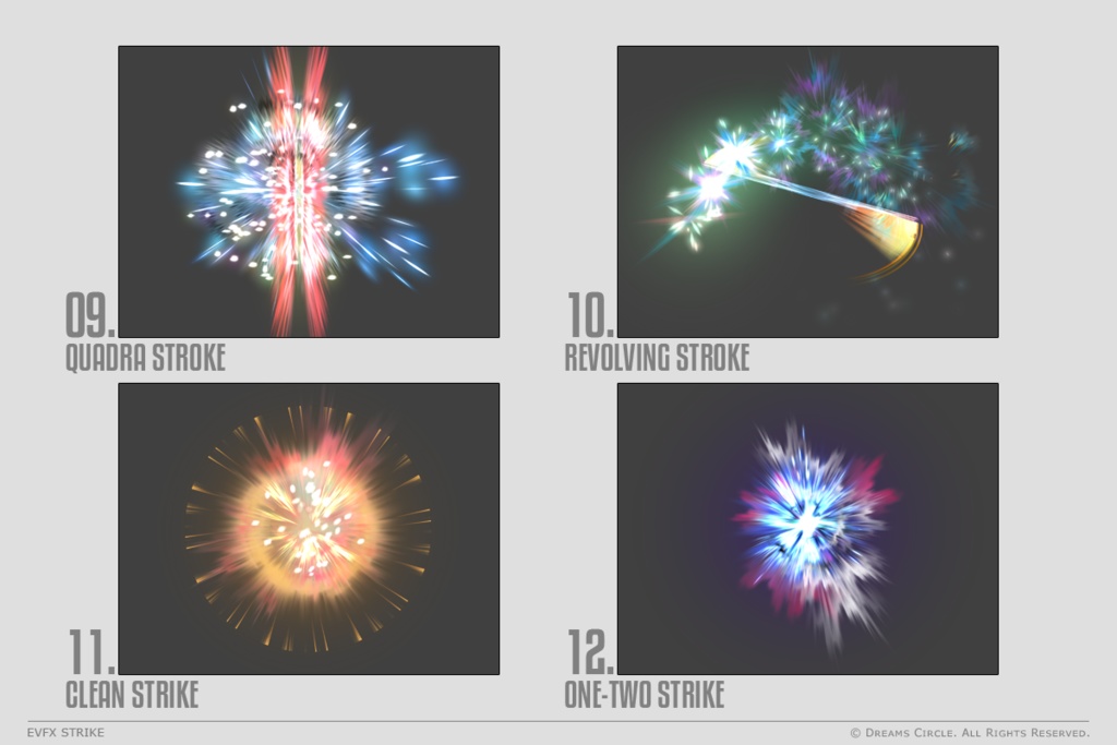 エフェクト素材集:EVFX打撃