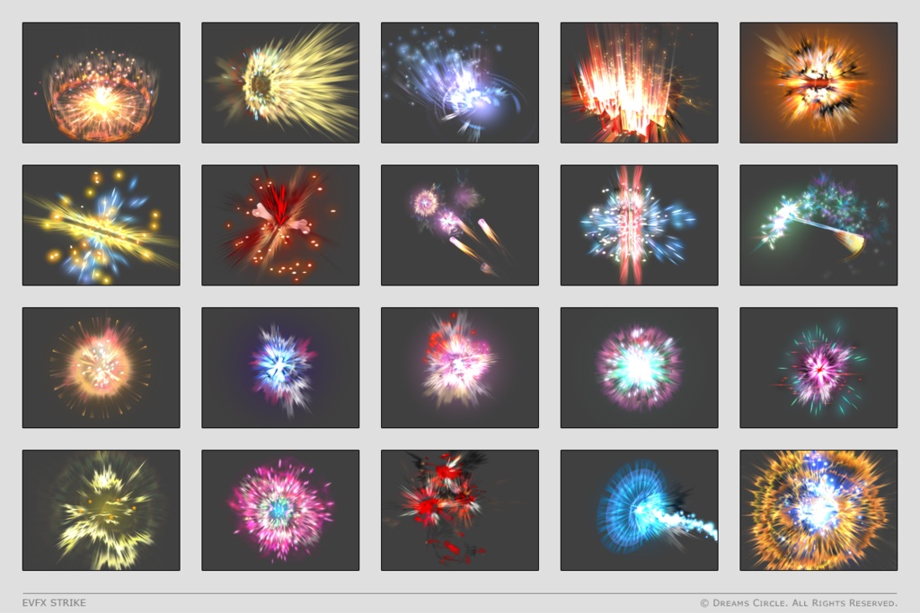 エフェクト素材集:EVFX打撃