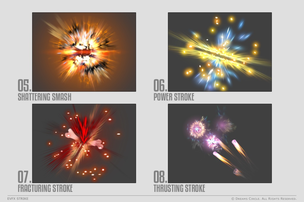 エフェクト素材集:EVFX打撃