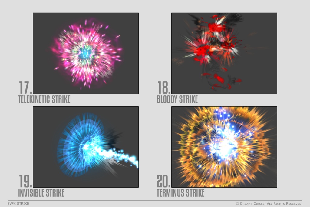 エフェクト素材集:EVFX打撃