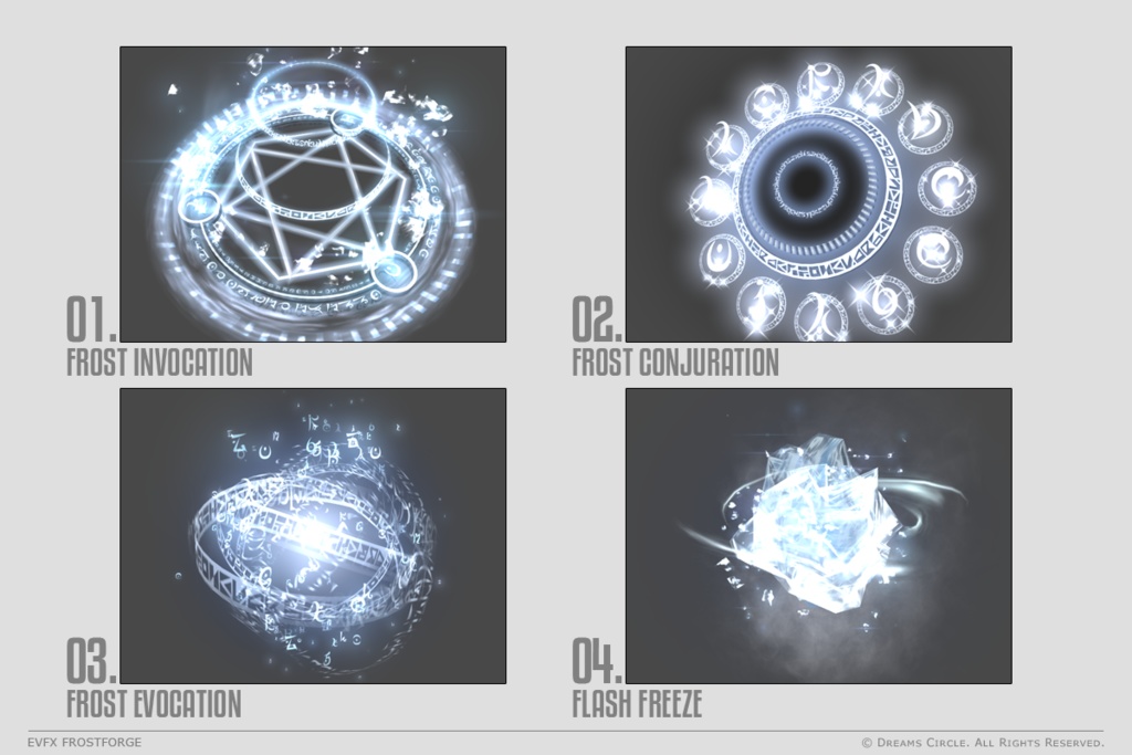 エフェクト素材集:EVFXフロストフォージ