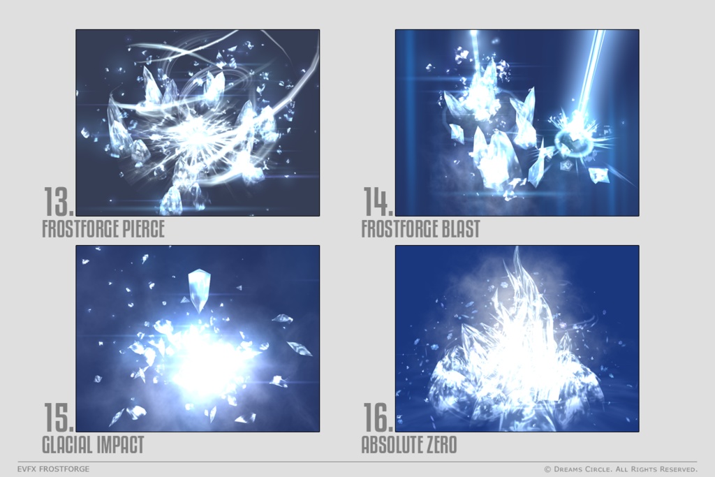 エフェクト素材集:EVFXフロストフォージ