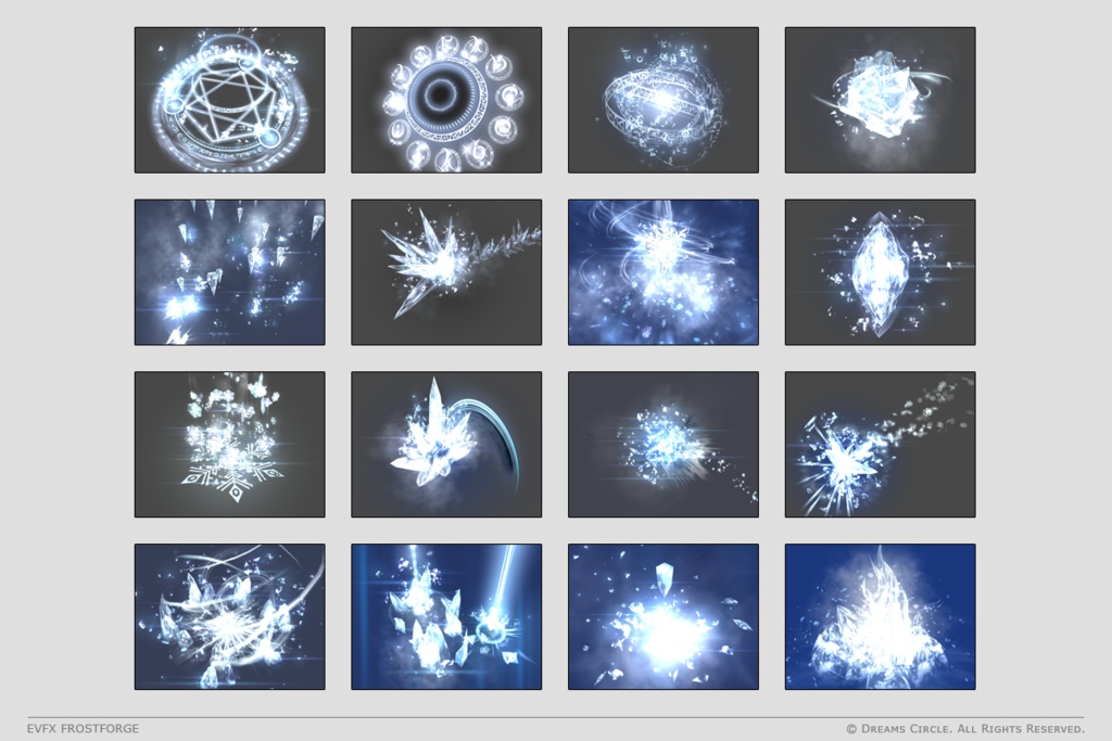 エフェクト素材集:EVFXフロストフォージ
