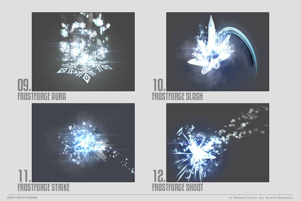 エフェクト素材集:EVFXフロストフォージ