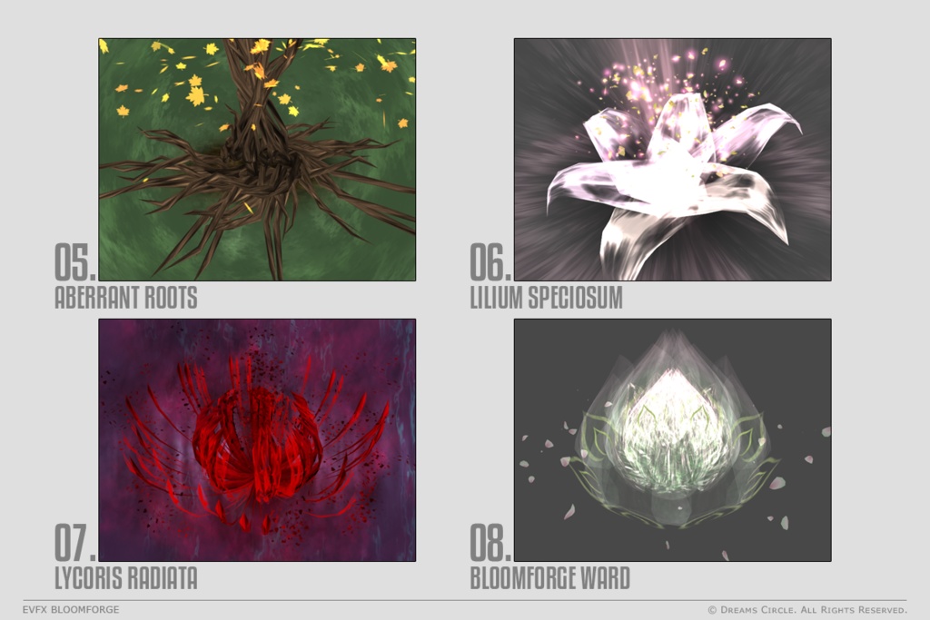 エフェクト素材集:EVFXブルームフォージ