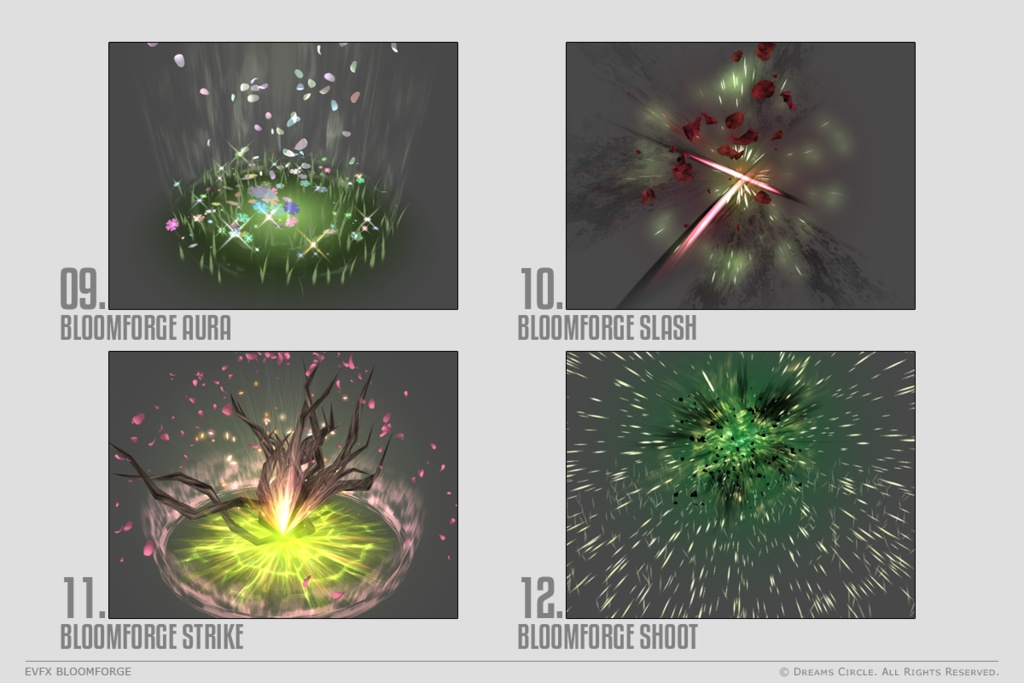 エフェクト素材集:EVFXブルームフォージ