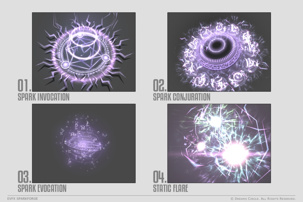 エフェクト素材集:EVFXスパークフォージ