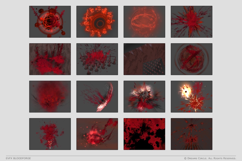 エフェクト素材集:EVFXブラッドフォージ