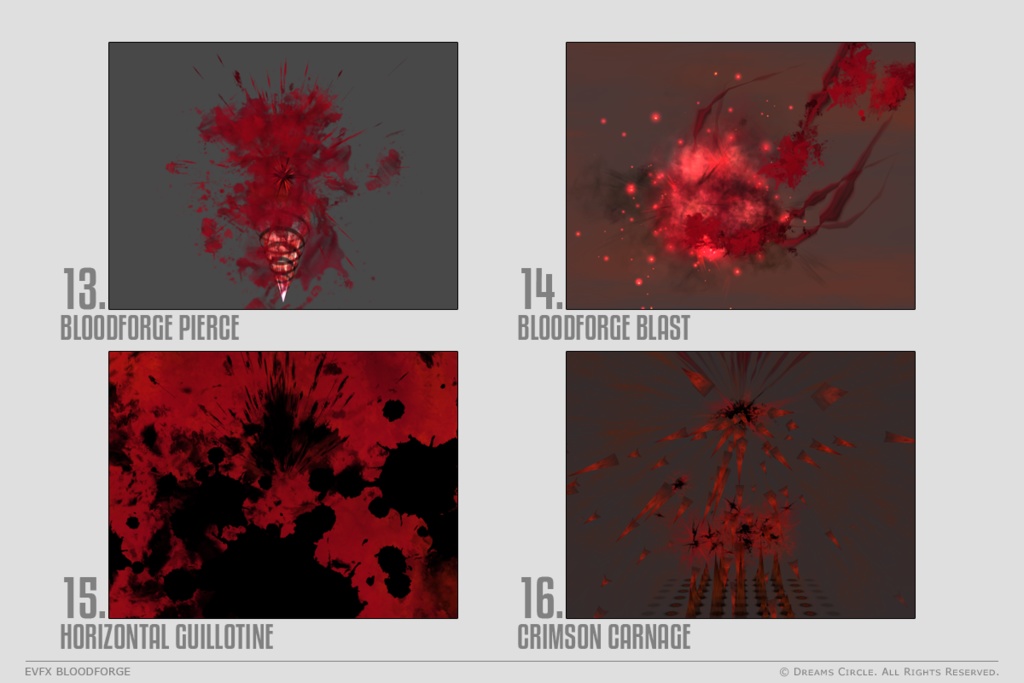 エフェクト素材集:EVFXブラッドフォージ