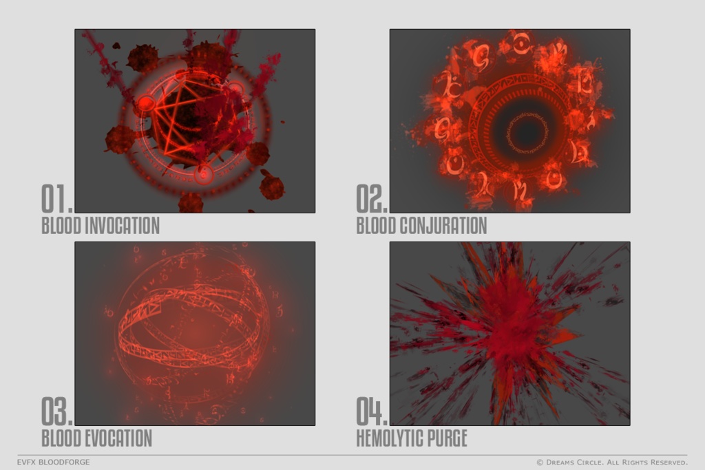 エフェクト素材集:EVFXブラッドフォージ
