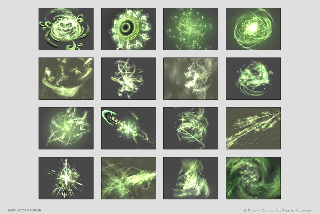 エフェクト素材集:EVFXストームフォージ