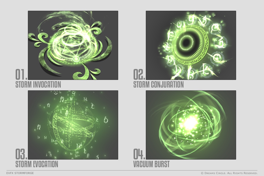 エフェクト素材集:EVFXストームフォージ