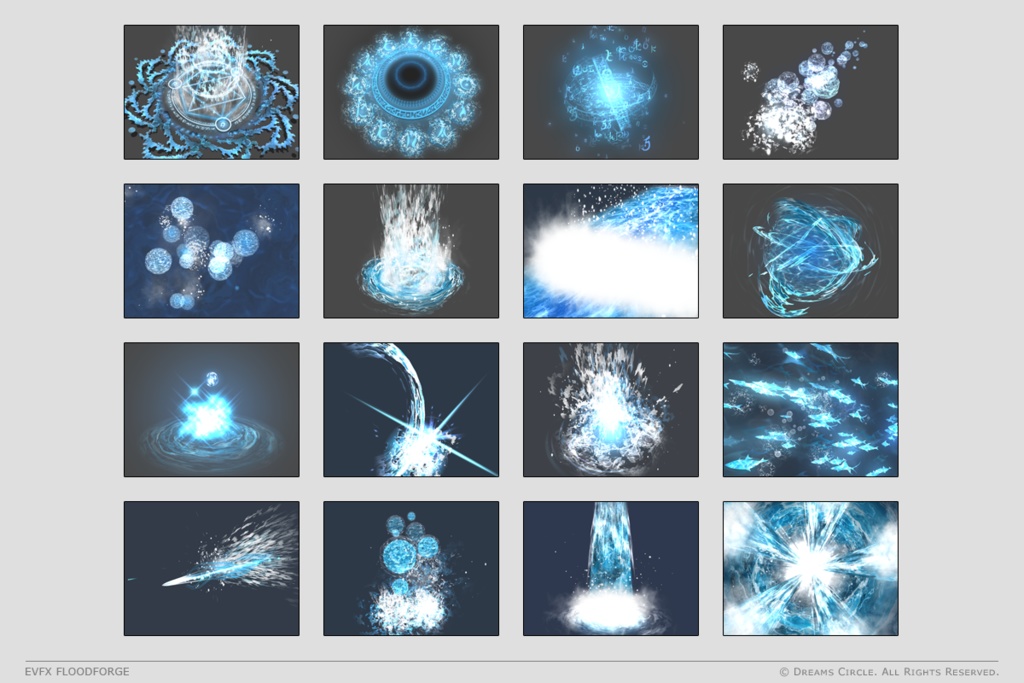 エフェクト素材集:EVFXフラッドフォージ