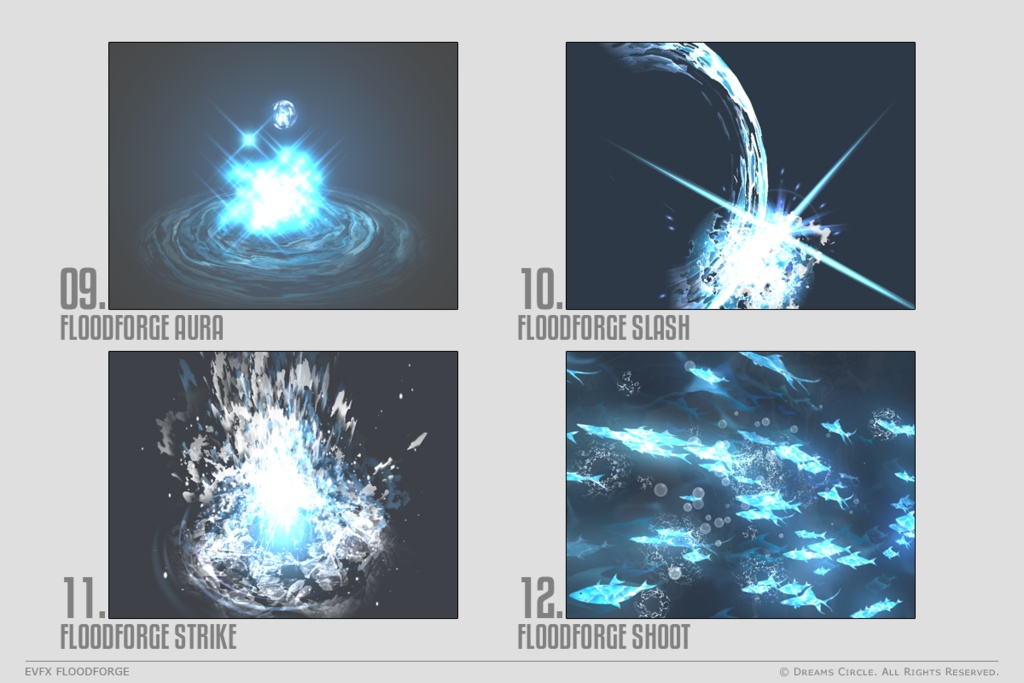 エフェクト素材集:EVFXフラッドフォージ