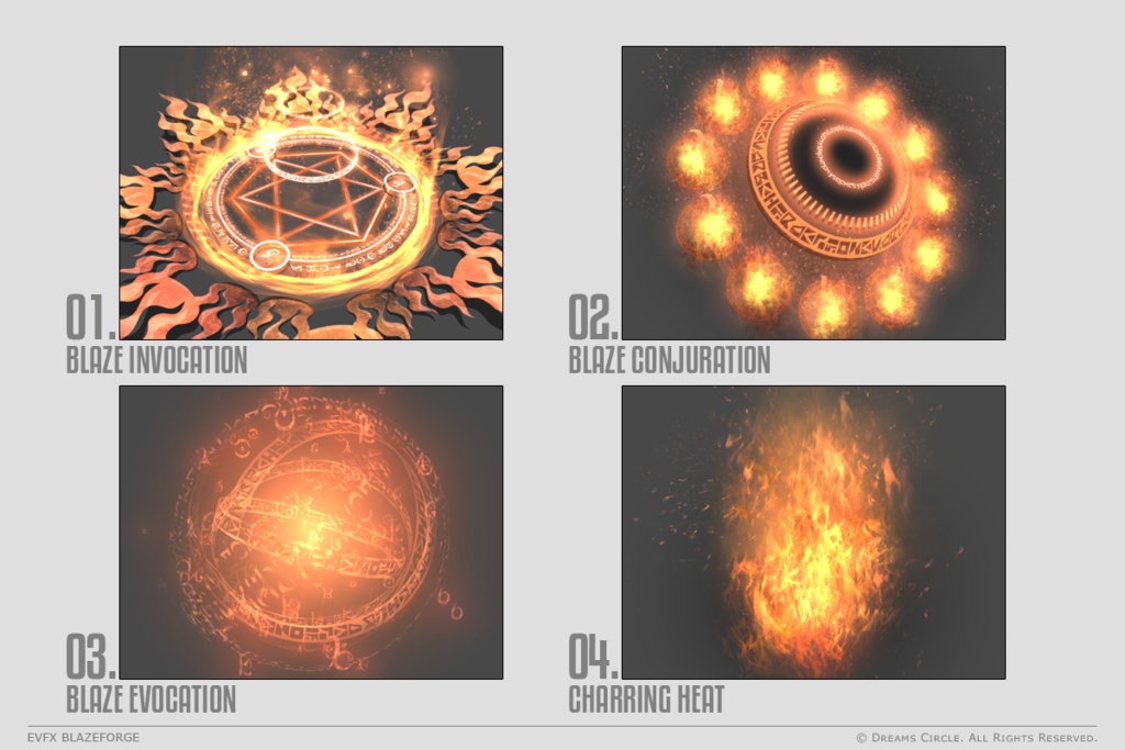 エフェクト素材集:EVFXブレイズフォージ