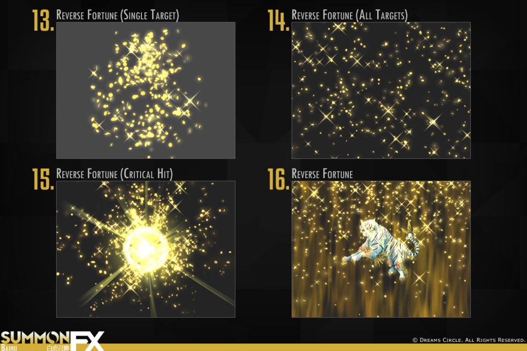 白虎召喚FX エフェクト素材集
