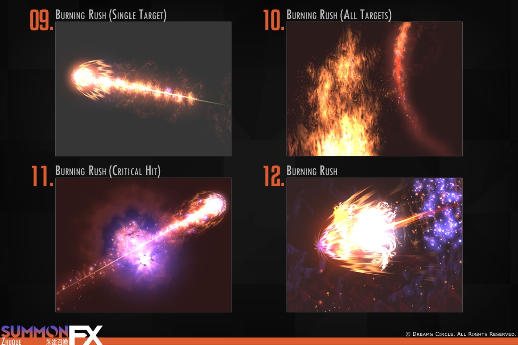 朱雀召喚FX エフェクト素材集