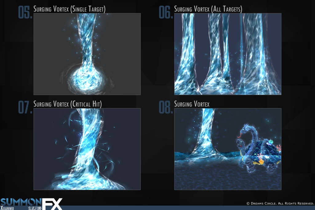 玄武召喚FX エフェクト素材集