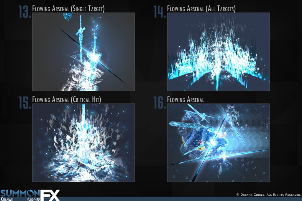 玄武召喚FX エフェクト素材集