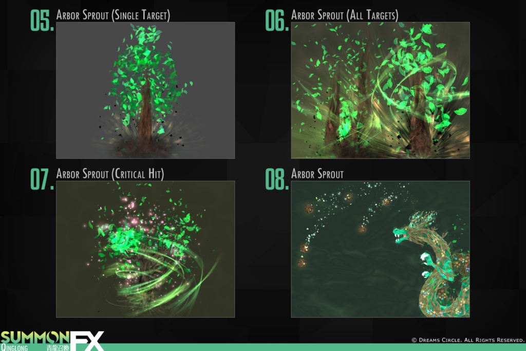 青龍召喚FX エフェクト素材集