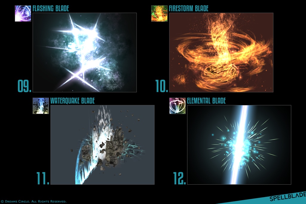 エフェクト素材集:EVFX魔法剣士